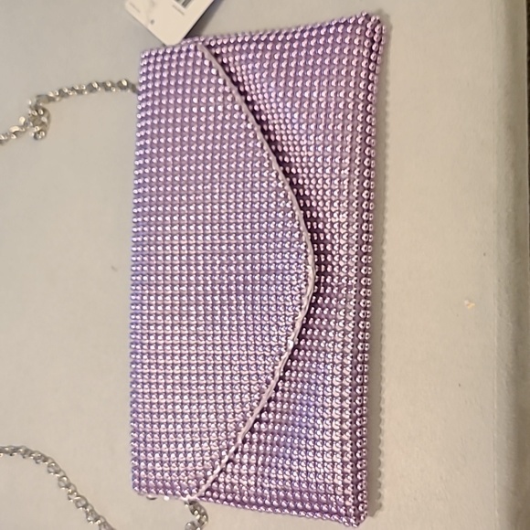 Gunne Sax Handbags - GUNNE SAX WOMENS PINK BEADED CLUTCH CROSSBODY PURSE